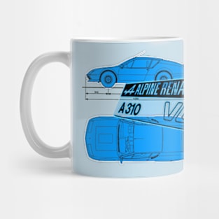 1970s ALPINE - dimensions Mug